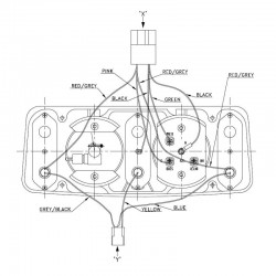 QUADRO STRUMENTI 10619 PER TRATTORE FIAT