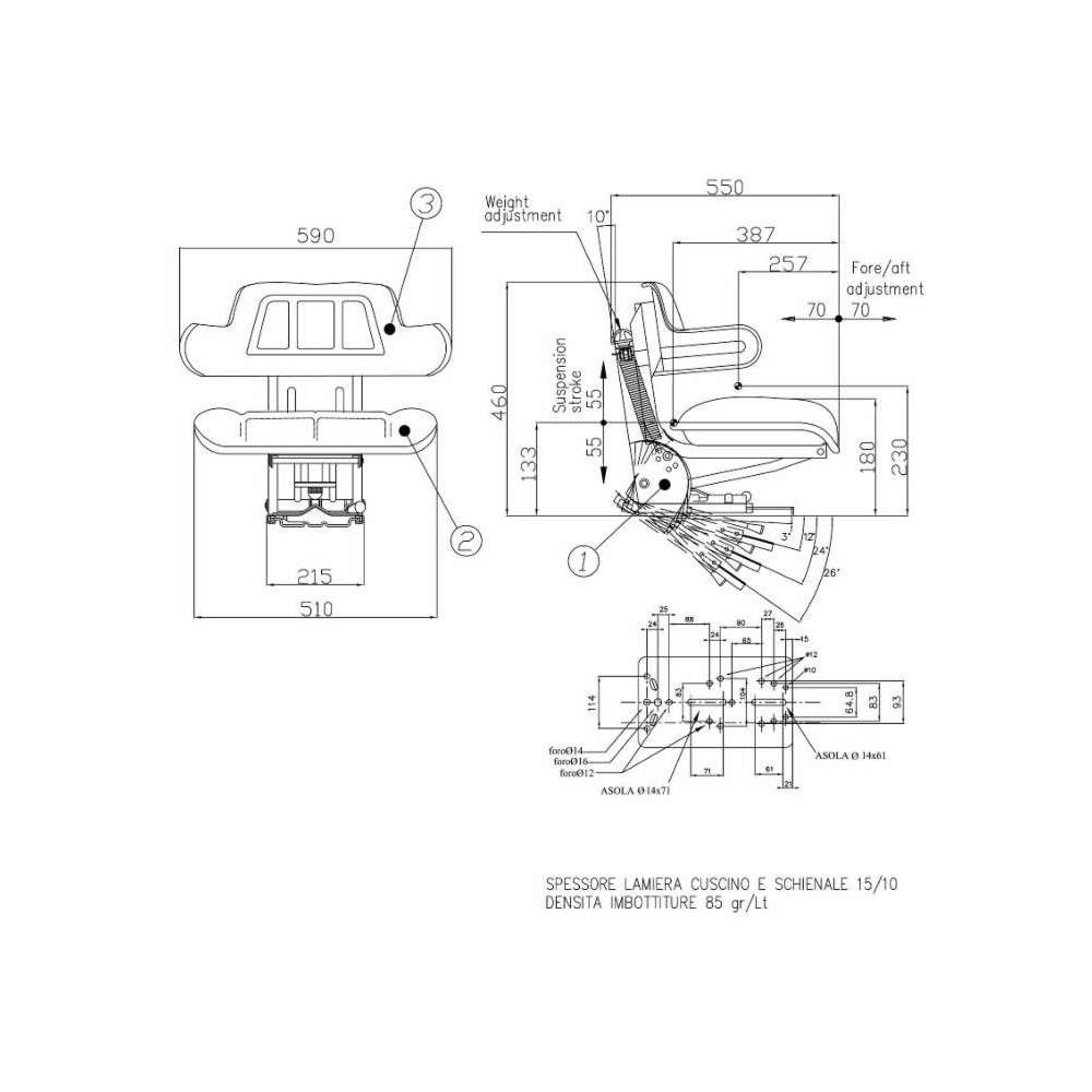 Armadio tuttopiani Prometal cm
