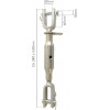 BRACCIO LATERALE SOLLEVAMENTO TRATTORE REGOLABILE 380-530 MM P.148