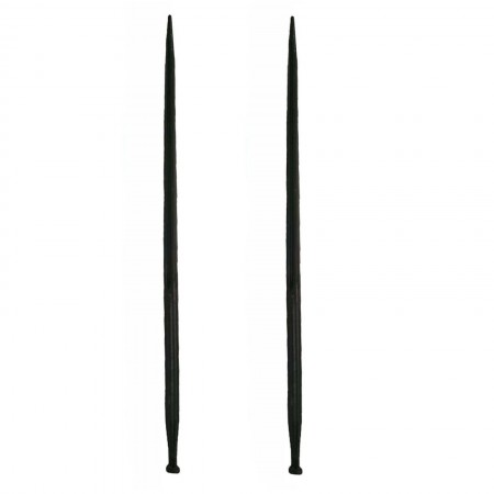 COPPIA FORCHE PER BALLE PUNTE PER ROTOBALLE FIENO PAGLIA 36X1100