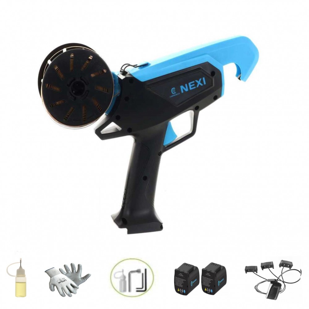 LEGATRICE CAMPAGNOLA NEXI A BATTERIA CON 2 BATTERIE 14,4 V 2,5 AH