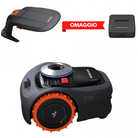 ROBOT RASAERBA NAVIMOW I108E SENZA FILI RTK CON TELECAMERA 800 MQ + OMAGGIO