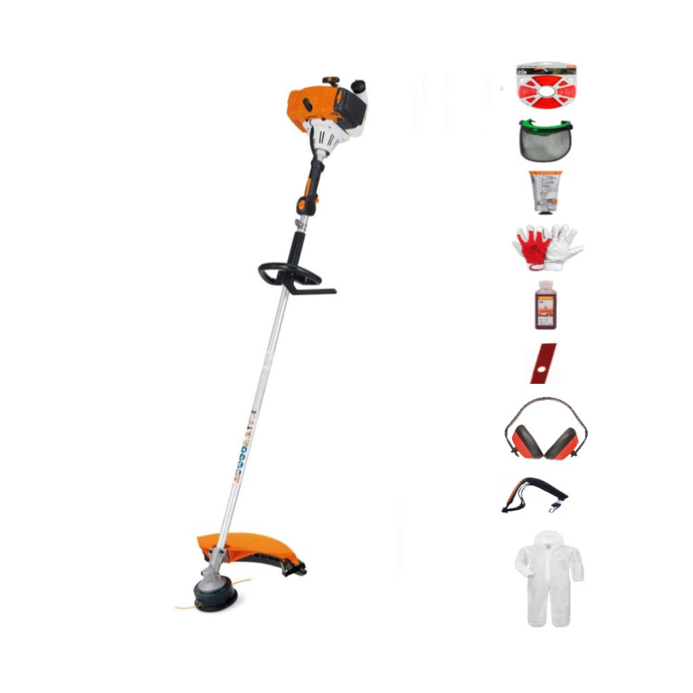DECESPUGLIATORE STIHL FS 120 R CON MOTORE A SCOPPIO 2 MIX 30,8 CC + OMAGGI