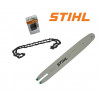KIT BARRA E CATENA STIHL 35 CM 3/8 50 MAGLIE MOTOSEGA MS 170 180 192 194 T