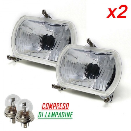 COPPIA FANALI ANTERIORI AD INCASSO COBO PER TRATTORE FIAT LAMBORGHINI