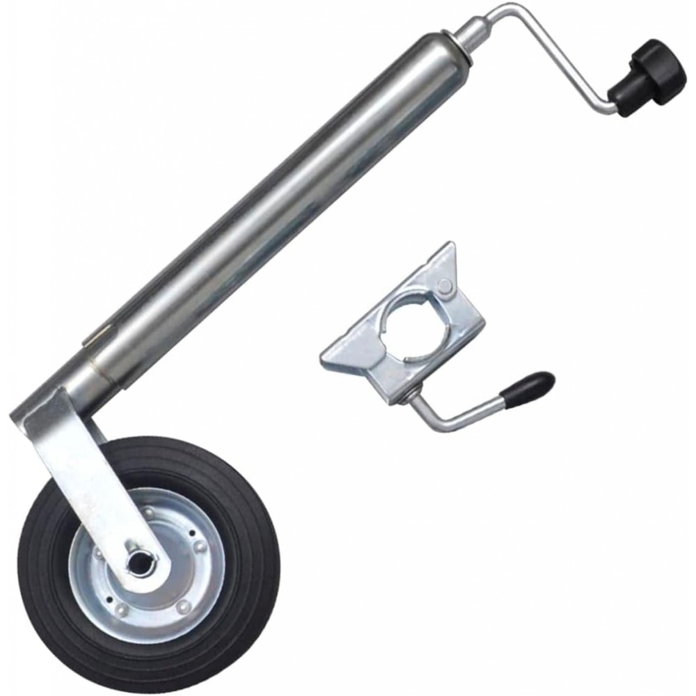 RUOTINO DI SOLLEVAMENTO TELESCOPICO PER RIMORCHI CARRELLO TUBO 48 MM
