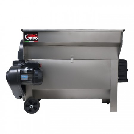 DIRASPATRICE UVA ELETTRICA GRIFO IN ACCIAIO INOX CON POMPA APRIBILE 2HP