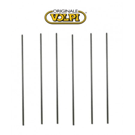 6 REBBI D.5X345 IN CARBONIO PER SCUOTITORE ABBACCHIATORE OLYTECH VOLPI