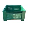 CASSONE BINS IN PLASTICA 104X104X60H FORATO PER RACCOLTA OLIVE MELONI ORTAGGI