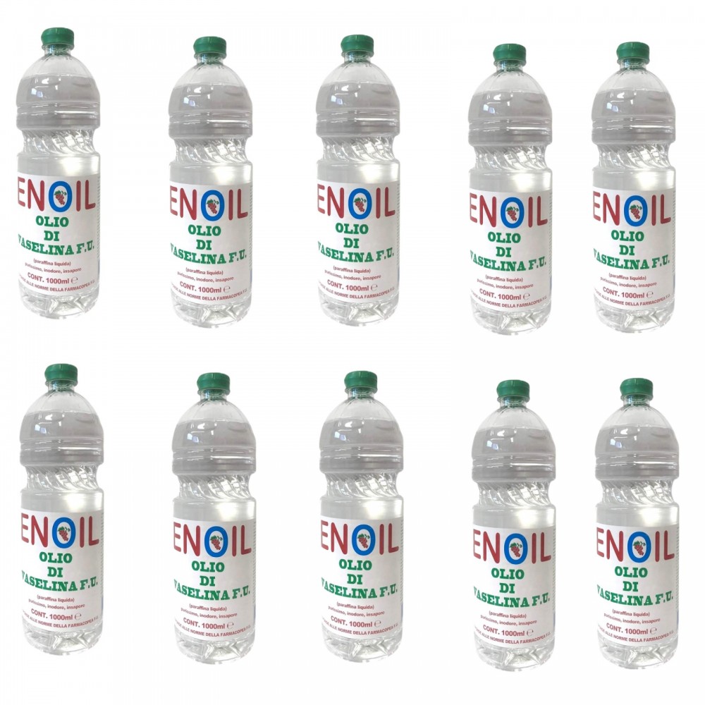 OLIO DI VASELLINA 10 LITRI INSAPORE INODORE F.U. FARMACEUTICO TERAPEUTICO