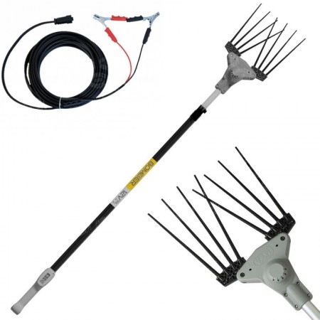 ABBACCHIATORE VOLPI SUPERBOMBER 195 XL CON ASTA TELESCOPICA 2,40 - 3,60 MT