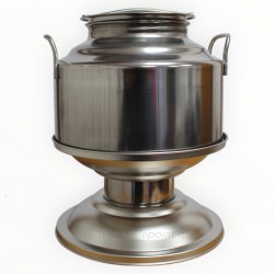 FUSTINO 5 LITRI INOX BELVIVERE ACCIAIO