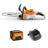 MOTOSEGA STIHL MSA 60 C-B CON BATTERIA AK 20 E CARICABATTERIE AL 101 LINEA COMPACT
