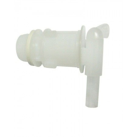 RUBINETTO IN PLASTICA PER CONTENITORI ALIMENTARI 3/4 CON GHIERA X ALIMENTI