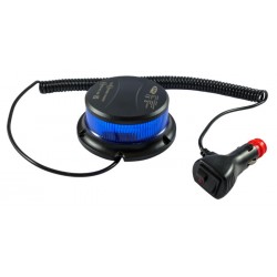 GIROFARO LED BLU 12/24V MAGNETICO AMA CAMION- TRATTORE- AUTO OMOLOGATO IP67