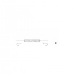 MOLLA PER BRACCI INFERIORI TRATTORE DISTANZIALE CAT. 2 500-720 MM