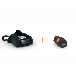 BATTERIA STIHL AS 2 + CARICATORE AL 1 PER GTA 26 HSA 26 ASA 20 SEA 20 GTA 40