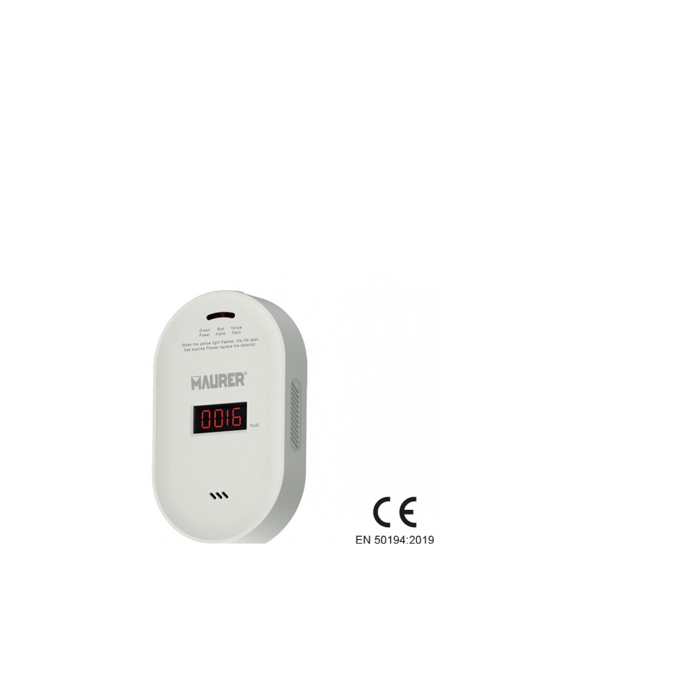 RIVELATORE DI GAS BUTANO METANO GPL MAURER