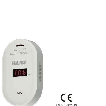 RIVELATORE DI GAS BUTANO METANO GPL MAURER