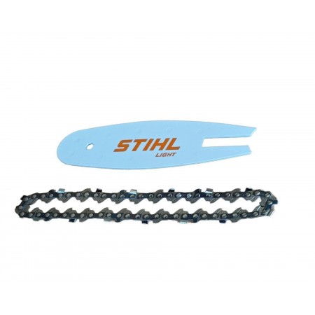BARRA E CATENA PER POTATORE STIHL GTA 26 A BATTERIA LUNGHEZZA CM 10 28 MAGLIE