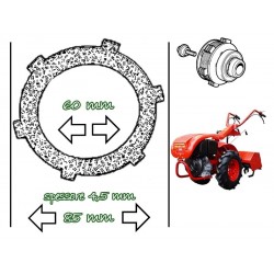 DISCO FRIZIONE GUARNITO MOTOZAPPA MAB