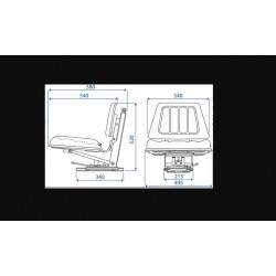 SEDILE UNIVERSALE PER TRATTORI MULETTI