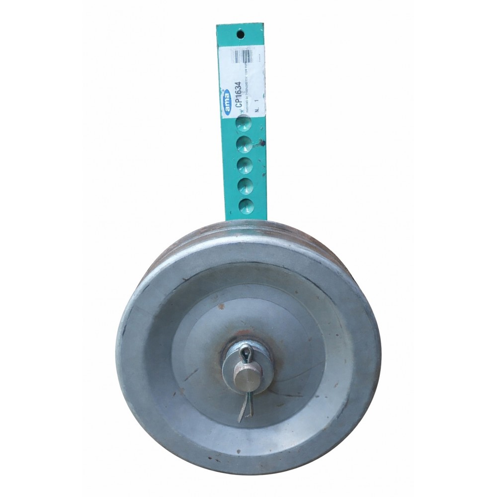 RUOTINO DI PROFONDITÀ CON STAFFA PER ESTIRPATORE TRINCIA D. 300 MM