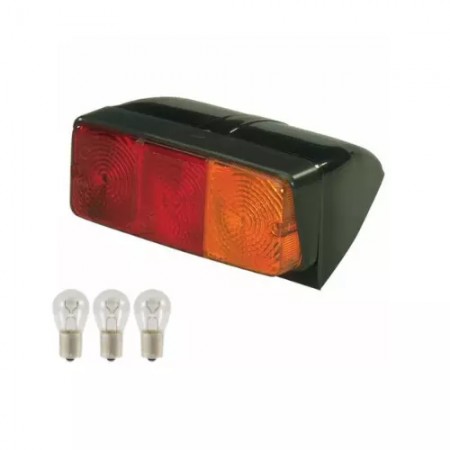 COPPIA FANALI POSTERIORI INCLINATI DX+SX PER TRATTORE SAME CON LAMPADINE