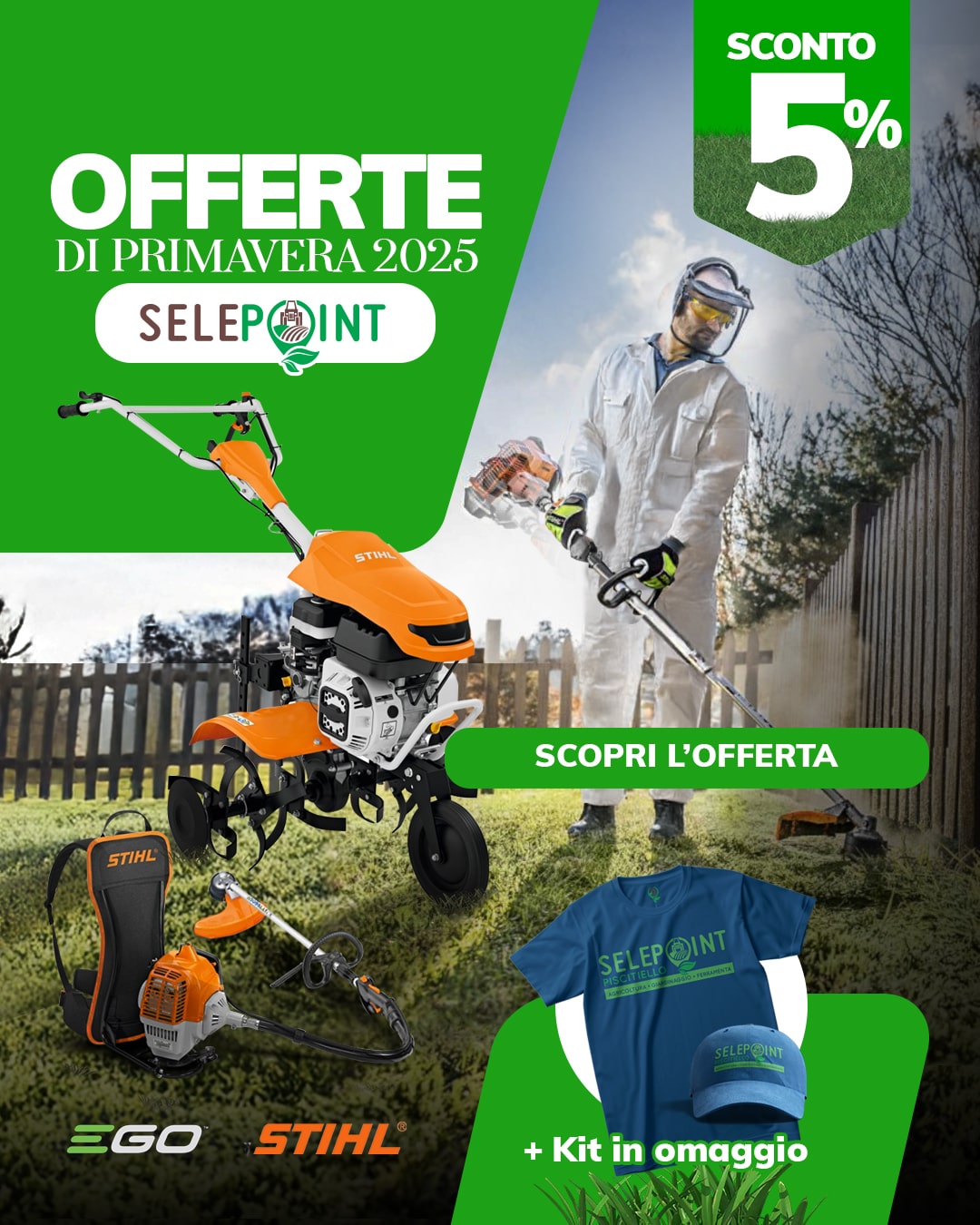 offerte primavera 2025 sconto 5%